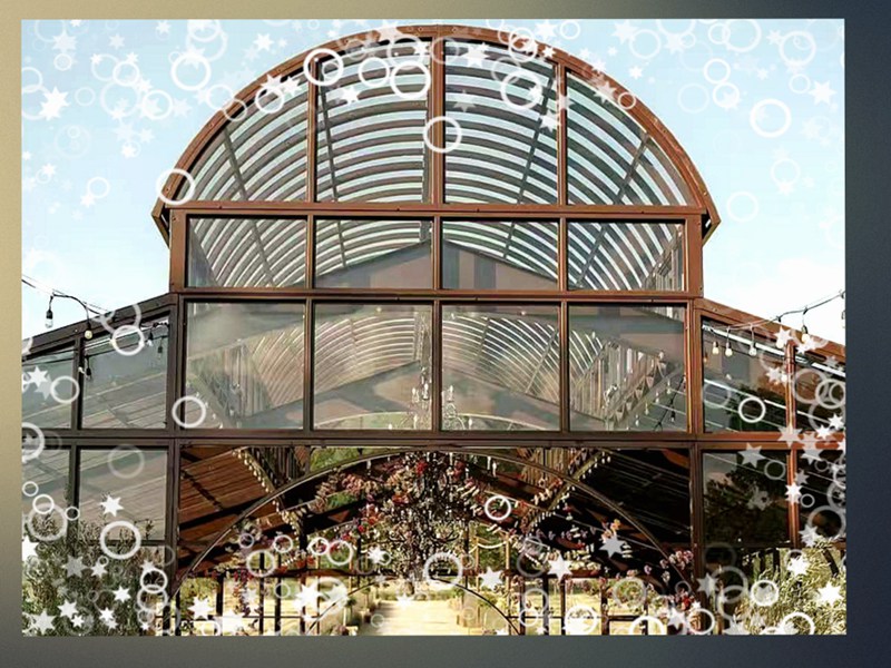 Why This Couple Chose A Steel & Glass Greenhouse For Their Picture Perfect Wedding